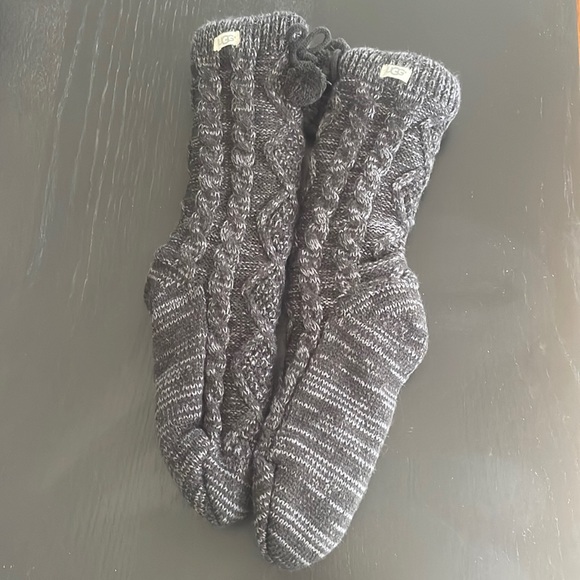 UGG Accessories - Ugg Pom Pom Fleece Lined Crew Socks